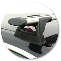 Prorack Silver 2 Bar Aero Through Bar kit to suit BMW 3 Series E92 2dr Coupe (2006 - 2014)