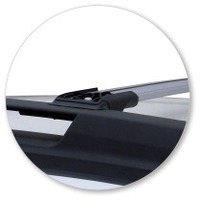 Prorack Silver 2 Bar Aero Rail Bar kit to suit Subaru Outback 5dr Wagon (2010 - 2015)