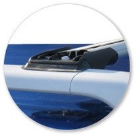 Prorack Silver 2 Bar Aero Rail Bar kit to suit Ford Ranger Wildtrak 4dr Ute (2009 - 2011)