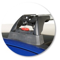 Prorack Silver 2 Bar Aero Flush Bar kit to suit Peugeot 308 5dr Hatch (2007 - Current)