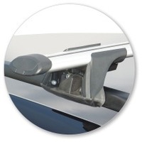 Prorack Silver 2 Bar Aero Through Bar kit to suit Mini Clubman 5dr Wagon (2008 - 2014)