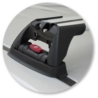 Prorack Black 2 Bar Aero Flush Bar kit to suit Holden Colorado Crew Cab 4dr Ute (2012 - 9/2016)