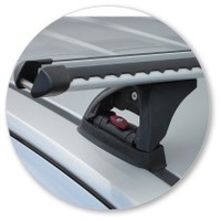 Prorack Silver 2 Bar Heavy Duty Through Bar kit to suit Holden Colorado Crew Cab 4dr Ute (2012 - 9/2016)