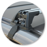 Prorack Black 2 Bar Aero Flush Bar kit to suit Honda CR-V S 5dr SUV (2012 - 6/2017)