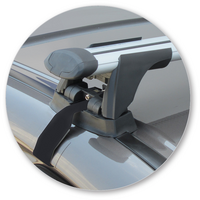 Prorack Silver 2 Bar Aero Through Bar kit to suit Honda CR-V S 5dr SUV (2012 - 6/2017)