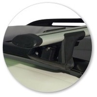 Prorack Black 2 Bar Aero Through Bar kit to suit Porsche Cayenne 5dr SUV (2010 - 2018)