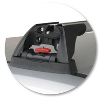 Prorack Silver 2 Bar Aero Flush Bar kit to suit Ford Focus 5dr Hatch (7/2008 - 6/2011)