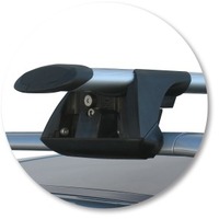 Prorack Black 2 Bar Aero Through Bar kit to suit Peugeot 307 5dr Wagon (2003 - 8/2008)