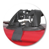 Prorack Silver 2 Bar Aero Flush Bar kit to suit Mitsubishi Triton Double Cab 4dr Ute (6/2006 - 3/2015)