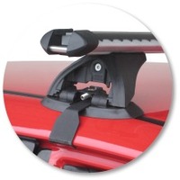 Prorack Silver 2 Bar Heavy Duty Through Bar kit to suit Mitsubishi Triton Double Cab 4dr Ute (6/2006 - 3/2015)