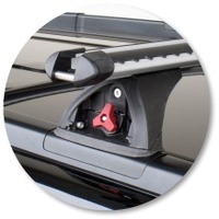 Prorack Black 2 Bar Heavy Duty Through Bar kit to suit Nissan X-Trail 5dr SUV (10/2007 - 2010)