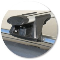 Prorack Silver 2 Bar Aero Through Bar kit to suit Mercedes-Benz E-Class W212 5dr Wagon (2009 - 2016)