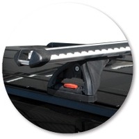 Prorack Silver 2 Bar Heavy Duty Through Bar kit to suit Land Rover Discovery 3 5dr SUV (11/2004 - 2009)