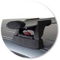 Prorack Black 2 Bar Aero Through Bar kit to suit BMW 5 Series E39 4dr Sedan (4/1996 - 9/2003)