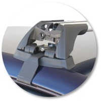 Prorack Silver 2 Bar Aero Flush Bar kit to suit Volkswagen Polo Mk4 5dr Hatch (2002 - 2005)