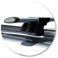 Prorack Silver 2 Bar Aero Through Bar kit to suit Mitsubishi Challenger 5dr SUV (10/2009 - Current)