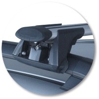 Prorack Silver 2 Bar Aero Through Bar kit to suit Subaru Impreza XV 5dr Hatch (6/2010 - 2011)