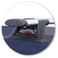 Prorack Black 2 Bar Aero Through Bar kit to suit Mazda CX-9 5dr SUV (2007 - 6/2016)