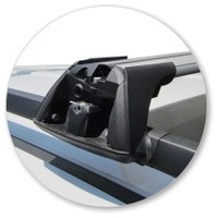 Prorack Black 2 Bar Aero Flush Bar kit to suit Holden Captiva 7 5dr SUV (10/2006 - 2018)