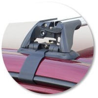 Prorack Silver 2 Bar Aero Flush Bar kit to suit Honda Civic 4dr Sedan (10/2000 - 1/2006)