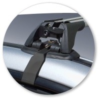 Prorack Silver 2 Bar Aero Flush Bar kit to suit Subaru Impreza 4dr Sedan (2001 - 2007)