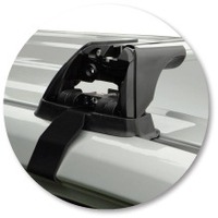 Prorack Silver 2 Bar Aero Flush Bar kit to suit Toyota Highlander 5dr SUV (2007 - 2013)