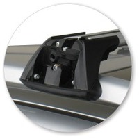 Prorack Silver 2 Bar Aero Flush Bar kit to suit SsangYong Korando 5dr SUV (2011 - 2019)