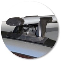 Prorack Black 2 Bar Aero Through Bar kit to suit Nissan Stagea M35 5dr Wagon (2001 - 2007)