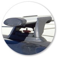 Prorack Silver 2 Bar Aero Through Bar kit to suit Mazda Premacy 5dr MPV (7/2010 - Current)