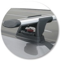 Prorack Silver 2 Bar Aero Through Bar kit to suit Land Rover Discovery 4 5dr SUV (2009 - 3/2017)