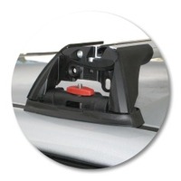 Prorack Silver 2 Bar Aero Flush Bar kit to suit Hyundai i30 5dr Hatch (10/2007 - 2011)