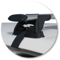 Prorack Silver 2 Bar Aero Through Bar kit to suit Porsche Cayenne 5dr SUV (2010 - 2018)