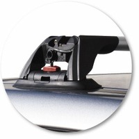 Prorack Silver 2 Bar Aero Flush Bar kit to suit Subaru Tribeca 5dr SUV (11/2006 - 11/2007)