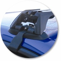 Prorack Silver 2 Bar Aero Flush Bar kit to suit Subaru Legacy 4dr Sedan (5/2003 - 7/2009)