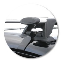 Prorack Black 2 Bar Aero Through Bar kit to suit Honda Accord Euro 4dr Sedan (6/2008 - 2012)