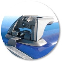 Prorack Silver 2 Bar Aero Flush Bar kit to suit Ford Falcon AU 5dr Wagon (9/1998 - 10/2002)