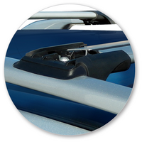 Prorack Silver 2 Bar Aero Rail Bar kit to suit Renault Koleos 5dr SUV (5/2014 - 2017)