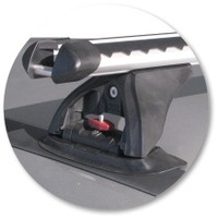 Prorack Silver 2 Bar Heavy Duty Through Bar kit to suit Subaru Traviq 5dr MPV (1999 - 2005)