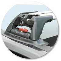 Prorack Silver 2 Bar Aero Flush Bar kit to suit Holden Barina 3dr Hatch (2000 - 2006)