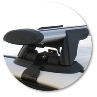 Prorack Black 2 Bar Aero Through Bar kit to suit Ford Focus 5dr Hatch (9/2002 - 5/2005)