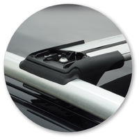 Prorack Silver 2 Bar Aero Rail Bar kit to suit Audi A4/S4/RS4 Avant 5dr Wagon (2001 - 2005)