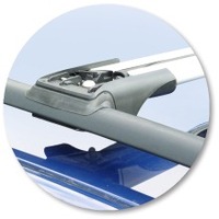 Prorack Silver 2 Bar Aero Rail Bar kit to suit Volkswagen Passat Mk5.5 5dr Wagon (1998 - 2006)