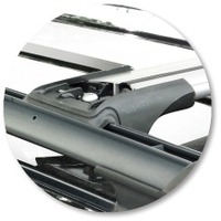 Prorack Silver 2 Bar Aero Rail Bar kit to suit Jeep Grand Cherokee WG 5dr SUV (1999 - 2004)