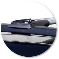 Prorack Silver 2 Bar Aero Rail Bar kit to suit BMW X3 5dr SUV (2004 - 2010)