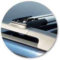 Prorack Silver 2 Bar Aero Rail Bar kit to suit Volvo V70 5dr Wagon (7/1997 - 10/2000)