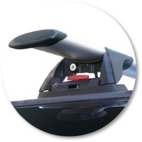 Prorack Black 2 Bar Aero Through Bar kit to suit Ford Escape 5dr SUV (3/2001 - 2008)