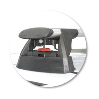 Prorack Silver 2 Bar Aero Through Bar kit to suit Saab 9-3 4dr Sedan (2003 - Current)