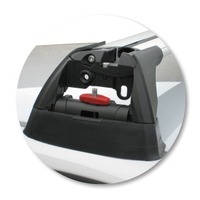 Prorack Silver 2 Bar Aero Flush Bar kit to suit Saab 9-3 4dr Sedan (2003 - Current)