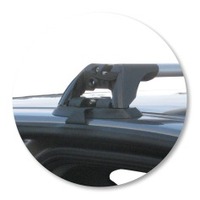 Prorack Silver 2 Bar Aero Flush Bar kit to suit Nissan Qashqai 5dr SUV (2007 - 2013)