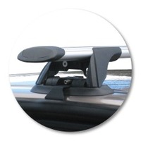 Prorack Black 2 Bar Aero Through Bar kit to suit Nissan Dualis 5dr SUV (2007 - 2013)